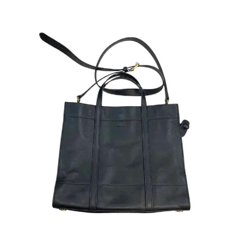 Handbag Leather By Fossil, Size: Medium