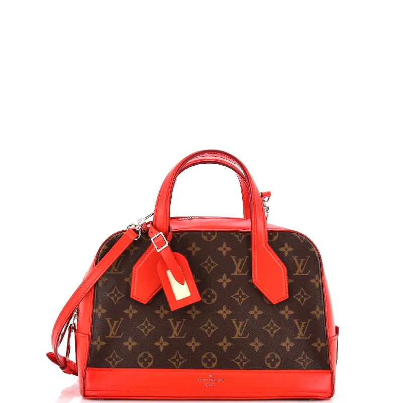 Dora Handbag Monogram Canvas and Calfskin PM