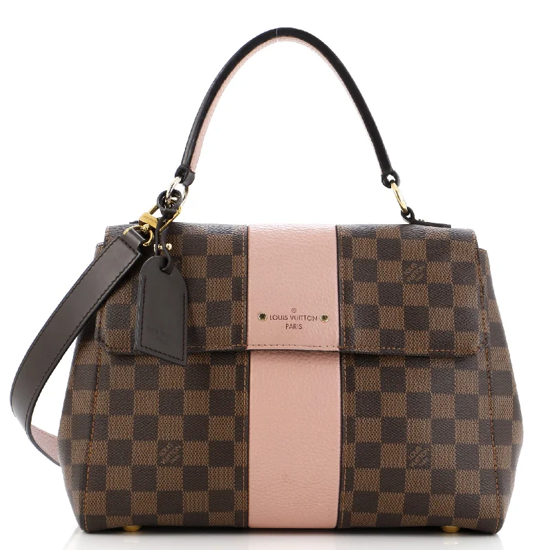 Bond Street Handbag Damier with Leather MM