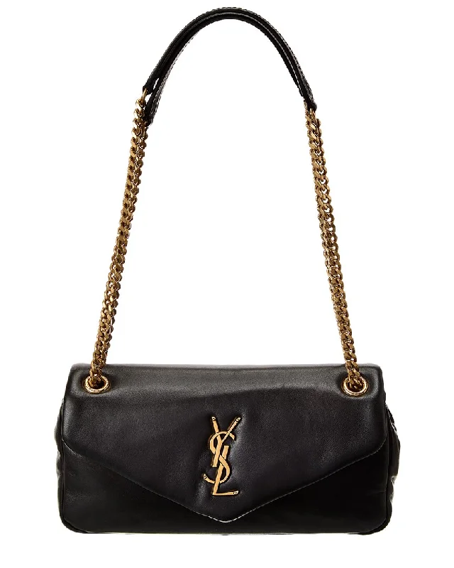 Saint Laurent Calypso Leather Shoulder Bag