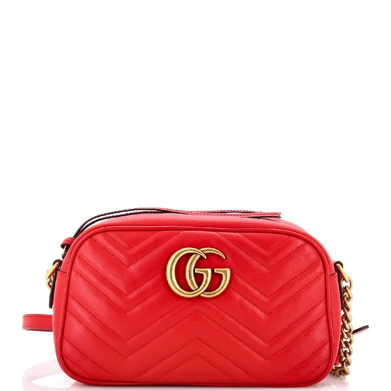 GG Marmont Shoulder Bag Matelasse Leather Small