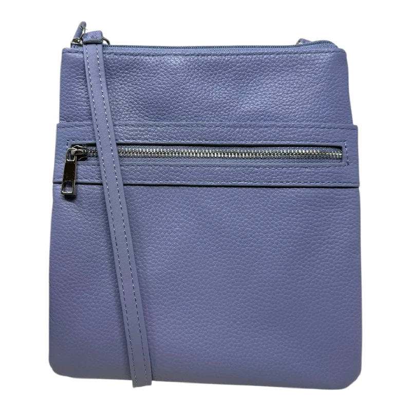 Periwinkle Crossbody Leather Unbranded, Size: Medium