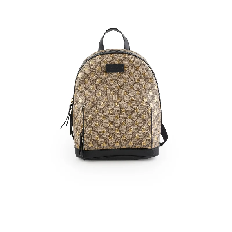 Gucci Bee Monogram Backpack