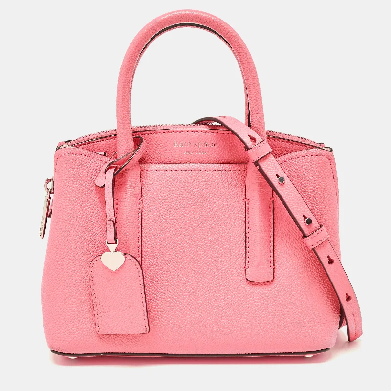 Kate Spade Peach Leather Margaux Mini Satchel