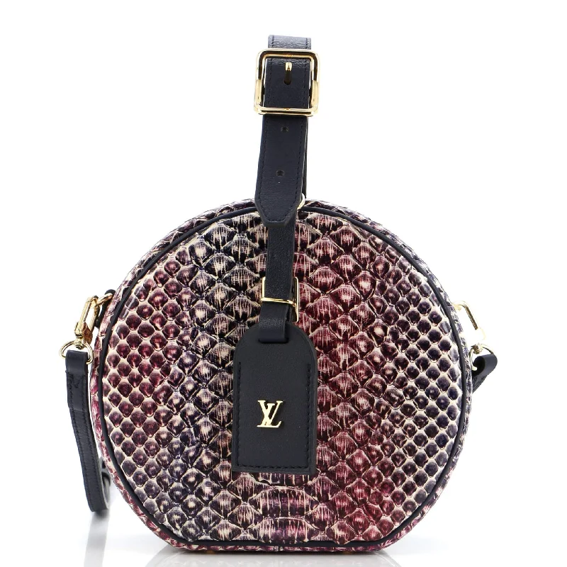 Petite Boite Chapeau Bag Leather and Python