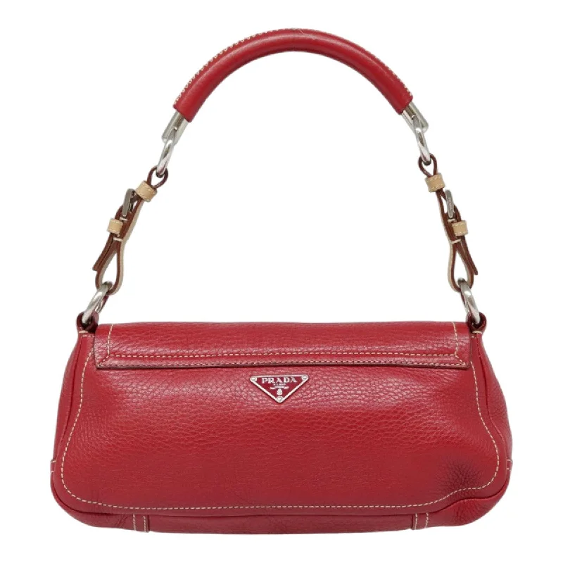 Prada  Leather Shoulder Bag (Pre-Owned)