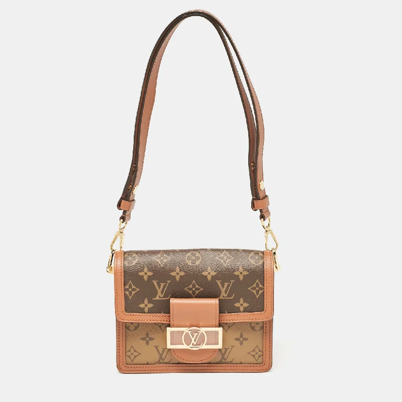 Louis Vuitton Monogram Reverse Canvas Mini Dauphine Bag