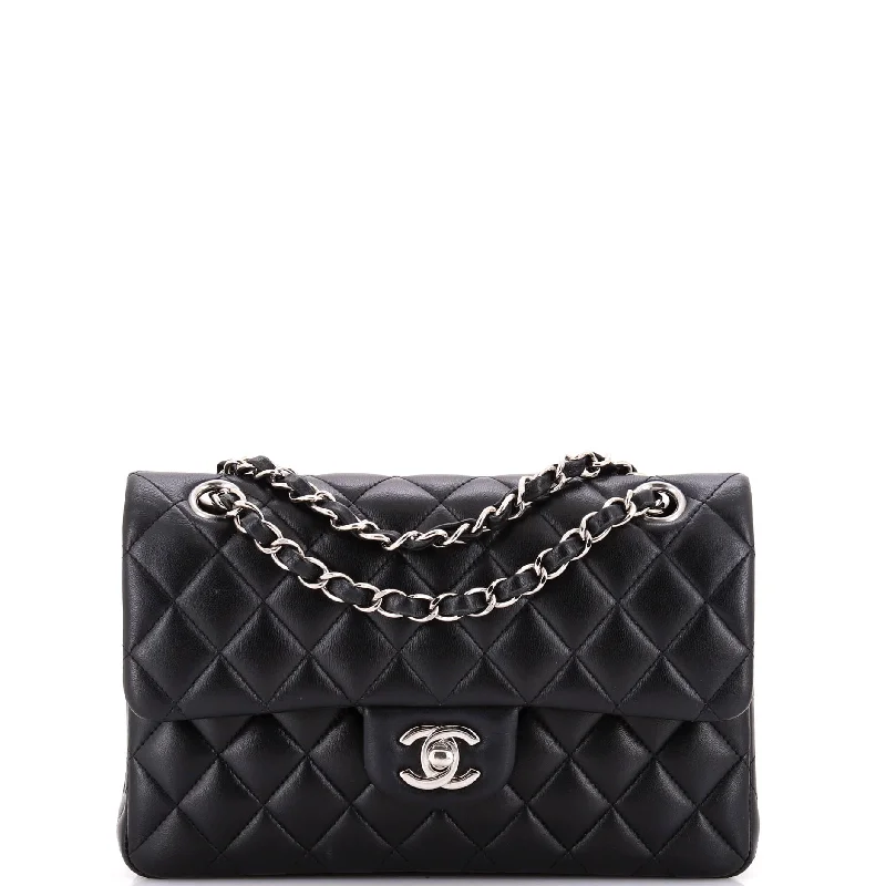 Classic Double Flap Bag Quilted Lambskin Small