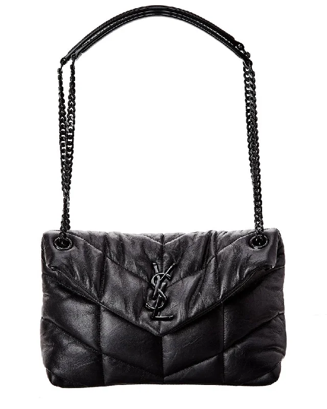 Saint Laurent Loulou Puffer Small Leather Shoulder Bag