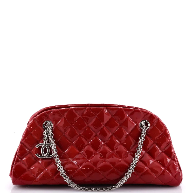 Just Mademoiselle Bag Quilted Patent Medium