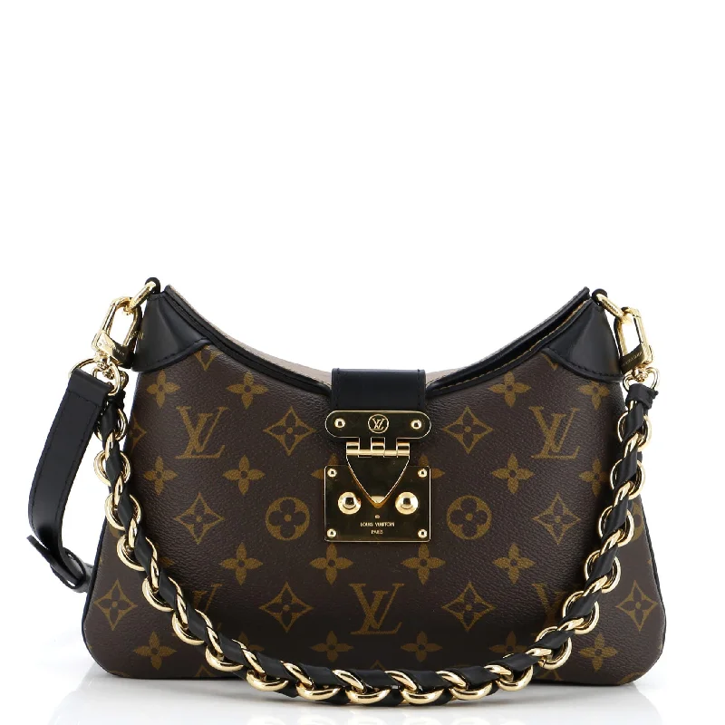 LV Twinny Handbag Monogram Canvas and Reverse Monogram Canvas with Leather