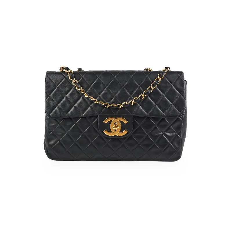 Chanel Maxi Vintage Jumbo Flap Black