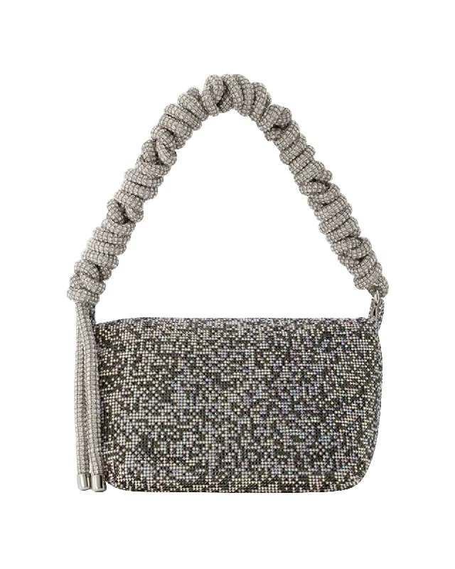 Crystal Mesh Bag - Kara - Polyester - Black Pixel