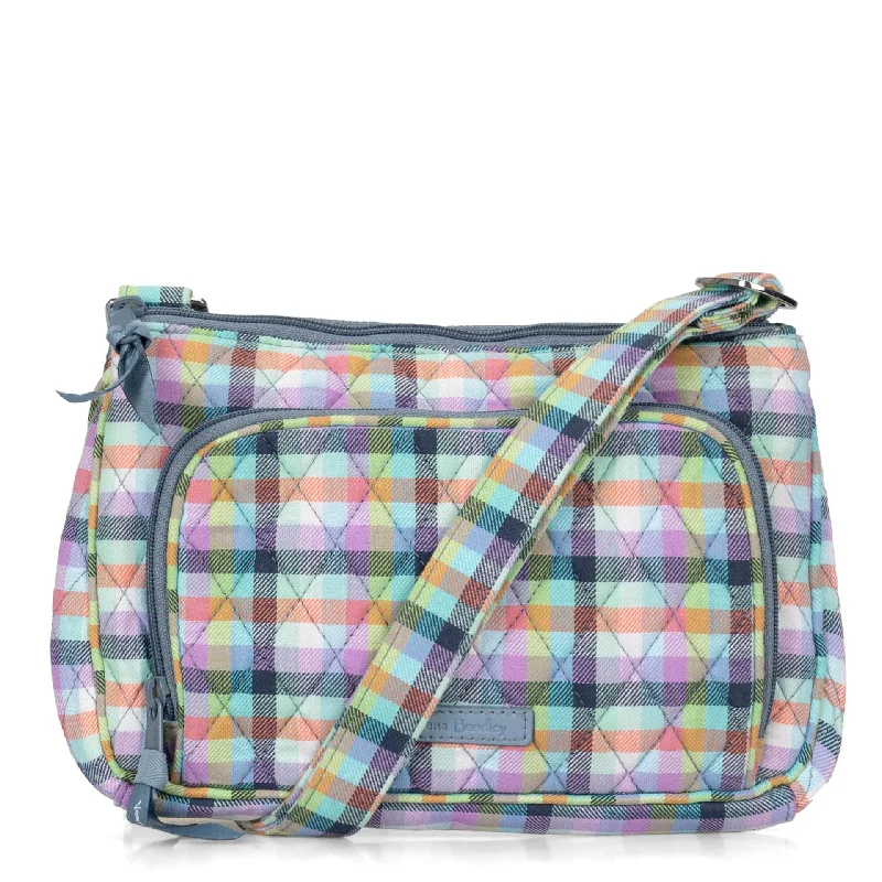 FINAL SALE Vera Bradley RFID Little Hipster Crossbody Bag Gingham Plaid