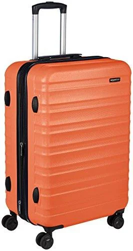 Amazonbasics Hardside Spinner Luggage - 24-Inch, Burnt Orange