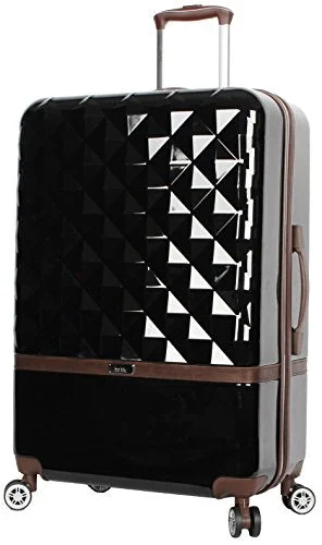 Nicole Miller New York Madison Collection Hardside 20" Luggage Spinner (Black)