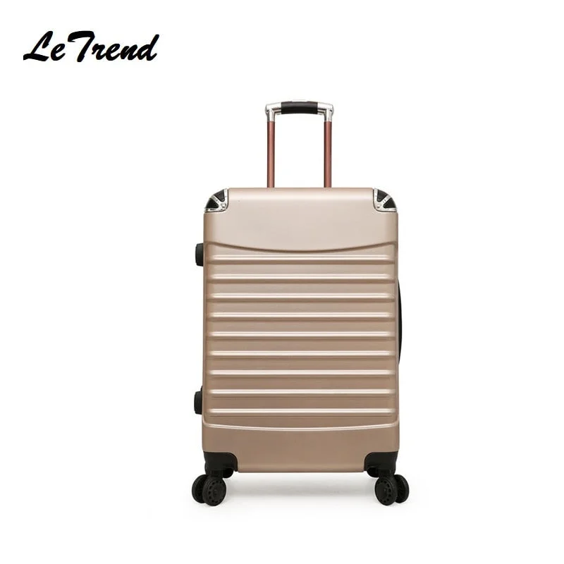 Fashion 20/24 Inches Trolley Boarding Case Pc Colourful Travel Waterproof Luggage Rolling