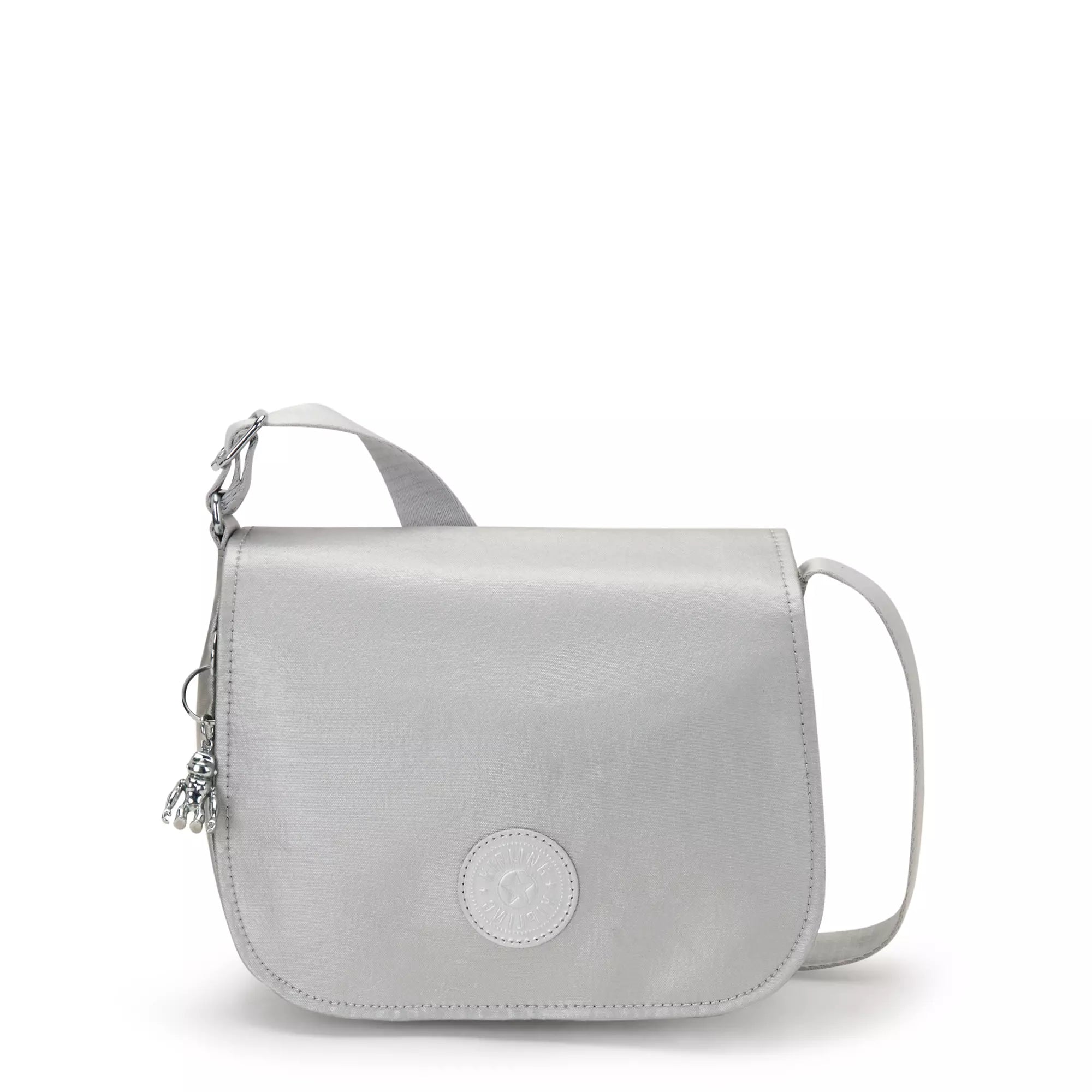 Kipling Loreen Medium Metallic Crossbody Bag - Bright Metallic