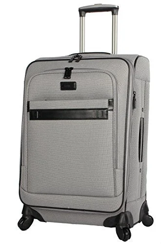 Nicole Miller New York Coralie Collection 28" Expandable Upright Luggage Spinner (Gray)