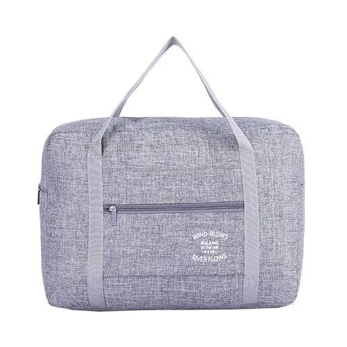 Gray Travel Bag