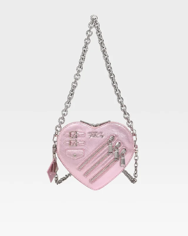 Mini Heart Novelty Bag in Pink