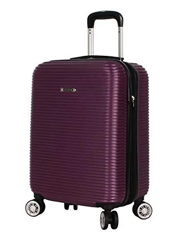 Nicole Miller New York Bernice Collection Hardside 20" Luggage Spinner (20in, Bernice Purple)