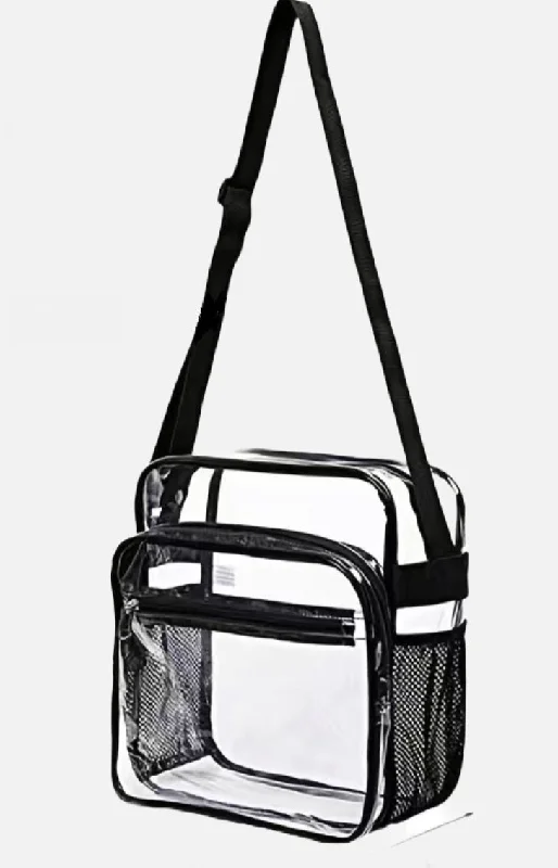 Large Clear Stadium Crossbody Bag- $19.99