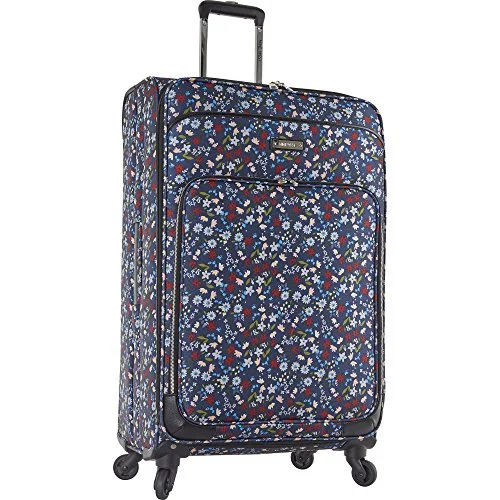 Ninewest Women'S Packmeup 28 In Expandable Spinner, Blue Multifloral Print