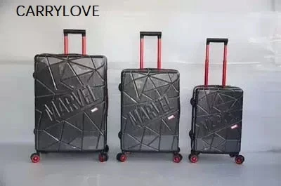 Unique Custom Version, Invincible Hero 20/24/28 Inch Size Pc Rolling Luggage Spinner Brand Travel