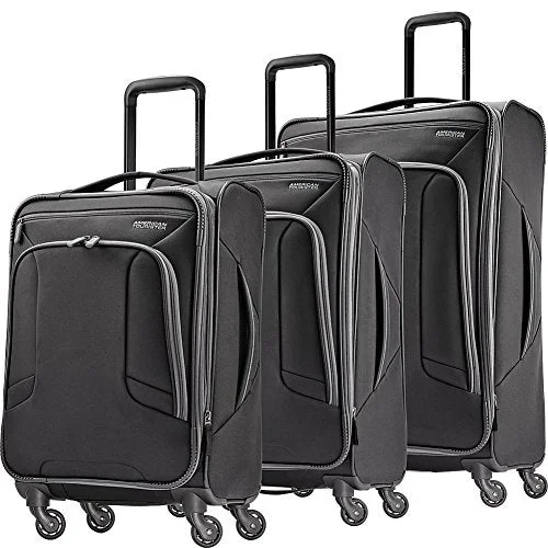 American Tourister 4 Kix 3Pc Softside Expandable Spinner Luggage Set-Ebags