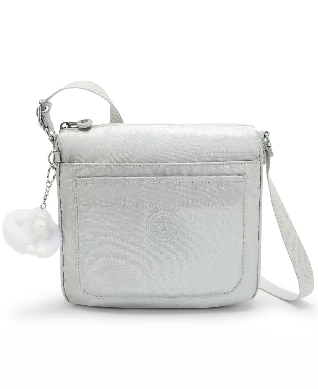 Kipling Sebastian Metallic Crossbody Bag - New Bright Metallic