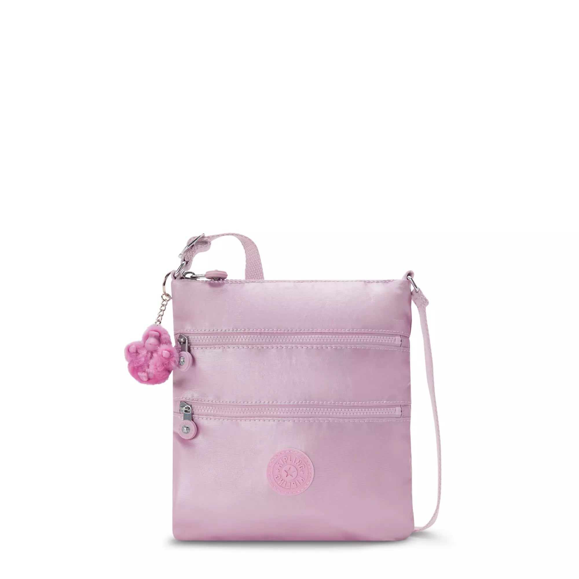 Kipling Keiko Metallic Crossbody Mini Bag - Metallic Lilac