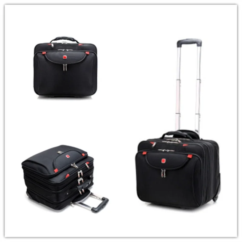 Oxford Cloth Suitcase, New Trolley Case Portable Password Box,Directional Wheel Trolley Box,