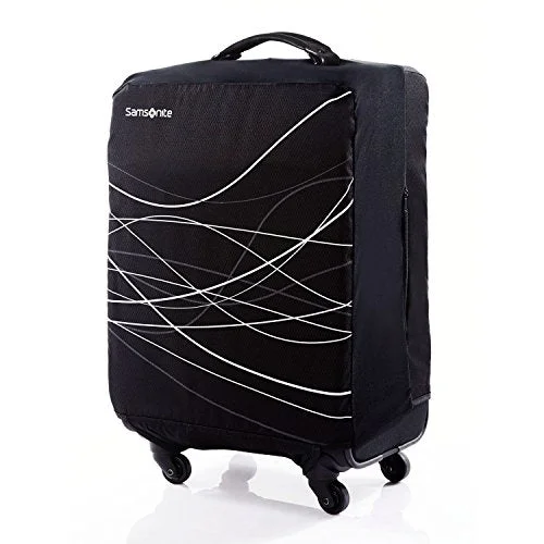 Large Foldable Luggage Cover Black