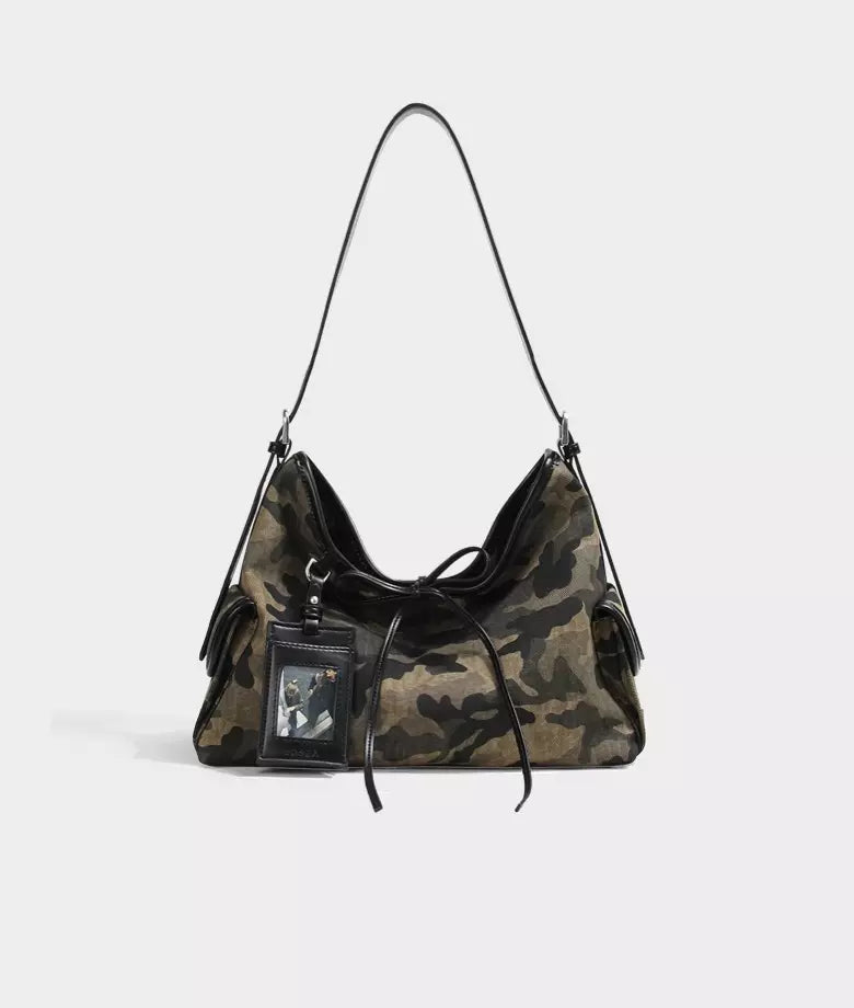 MS.ANASTASIA camouflage crossbody bag