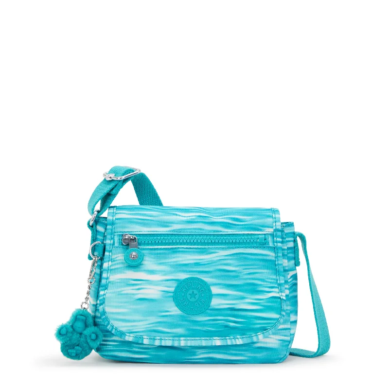 Kipling Sabian Printed Crossbody Mini Bag - Aqua Pool