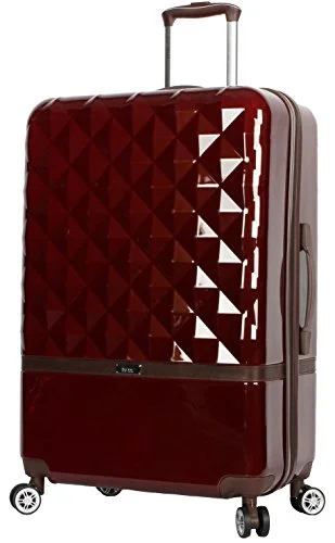 Nicole Miller New York Madison Collection Hardside 24" Luggage Spinner (Burgundy)