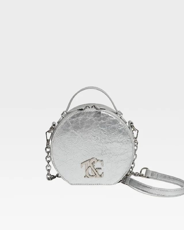 Mini Crossbody Bag in Silver