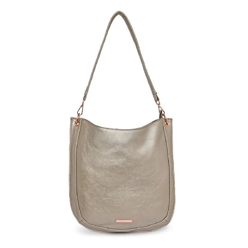 Caprese Sarah Crossbody Medium Dull Gold Metallic