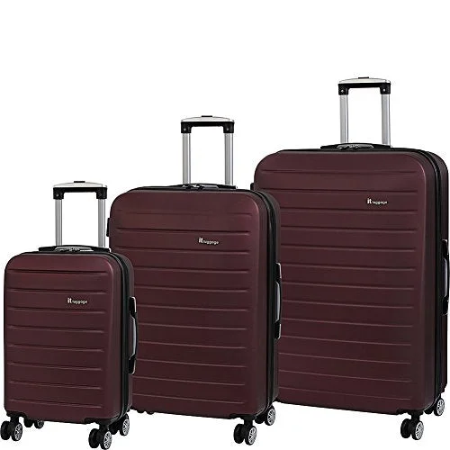 It Luggage Legion 3-Piece 8-Wheel Hardside Expandable, Dark Wine