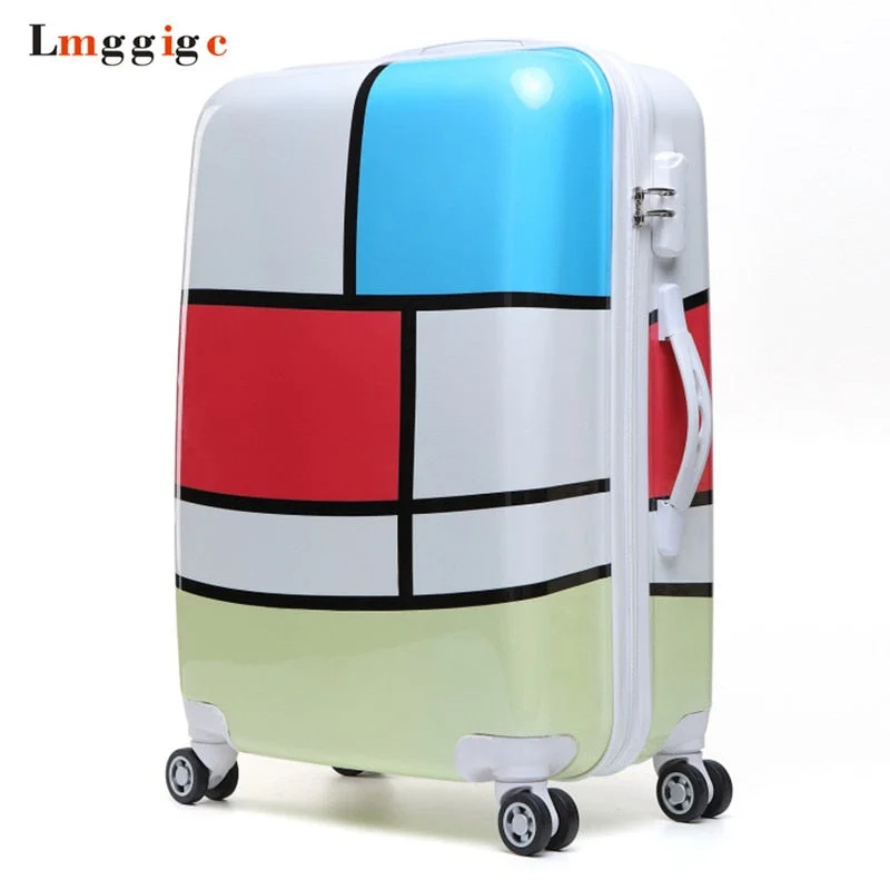 Girl'S  Rolling Luggage Bag, Wheels Suitcase Case,Lady Trolley Bag, Kids Gift ,  Women Travel Box