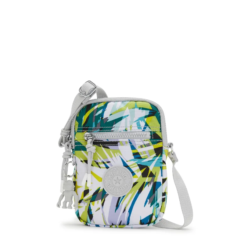 Kipling Debby Printed Crossbody Phone Bag - Bright Palm MJ